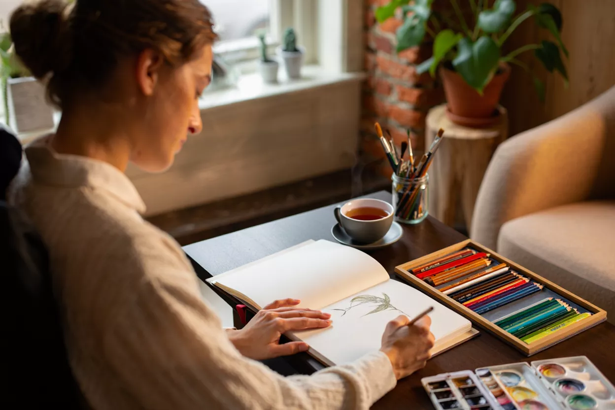 Privésessie aan het werk